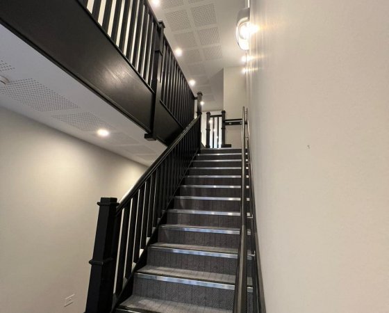 Black Commercial Stairs