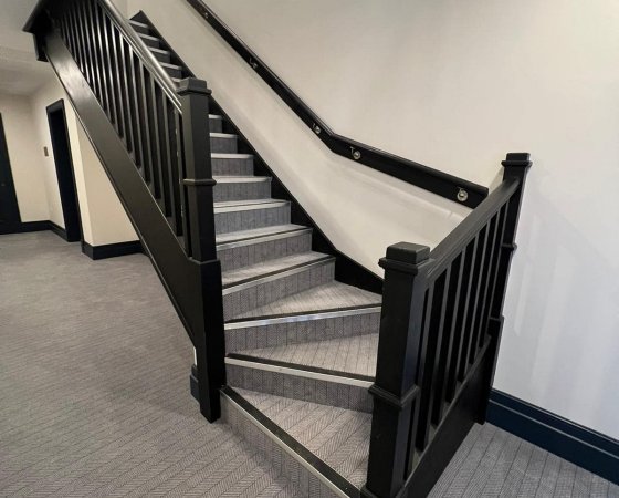 Commercial Staircase in Black